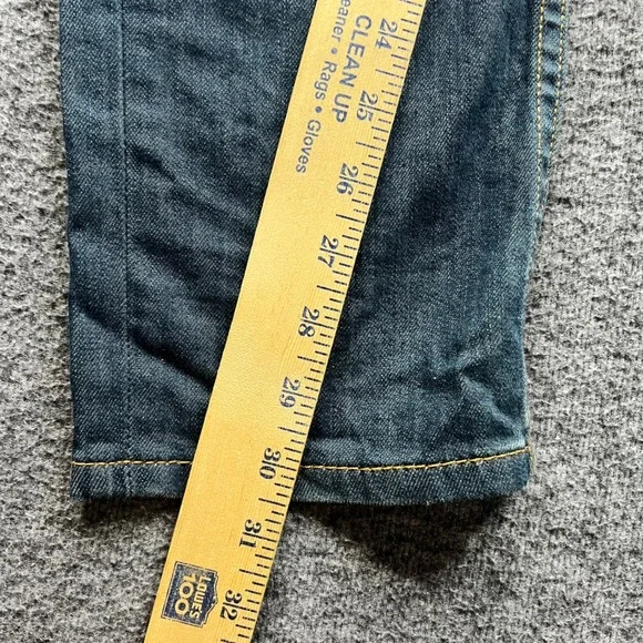 Levi's 511 Slim Fit Jeans Mens 30x32 Blue Fits 32x30 Dark Wash Stretch Denim - Picture 6 of 16